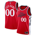 Unisex LA Clippers Jordan Brand Red 2024/25 Custom Swingman Jersey - Statement Edition product image 1, provided for visual