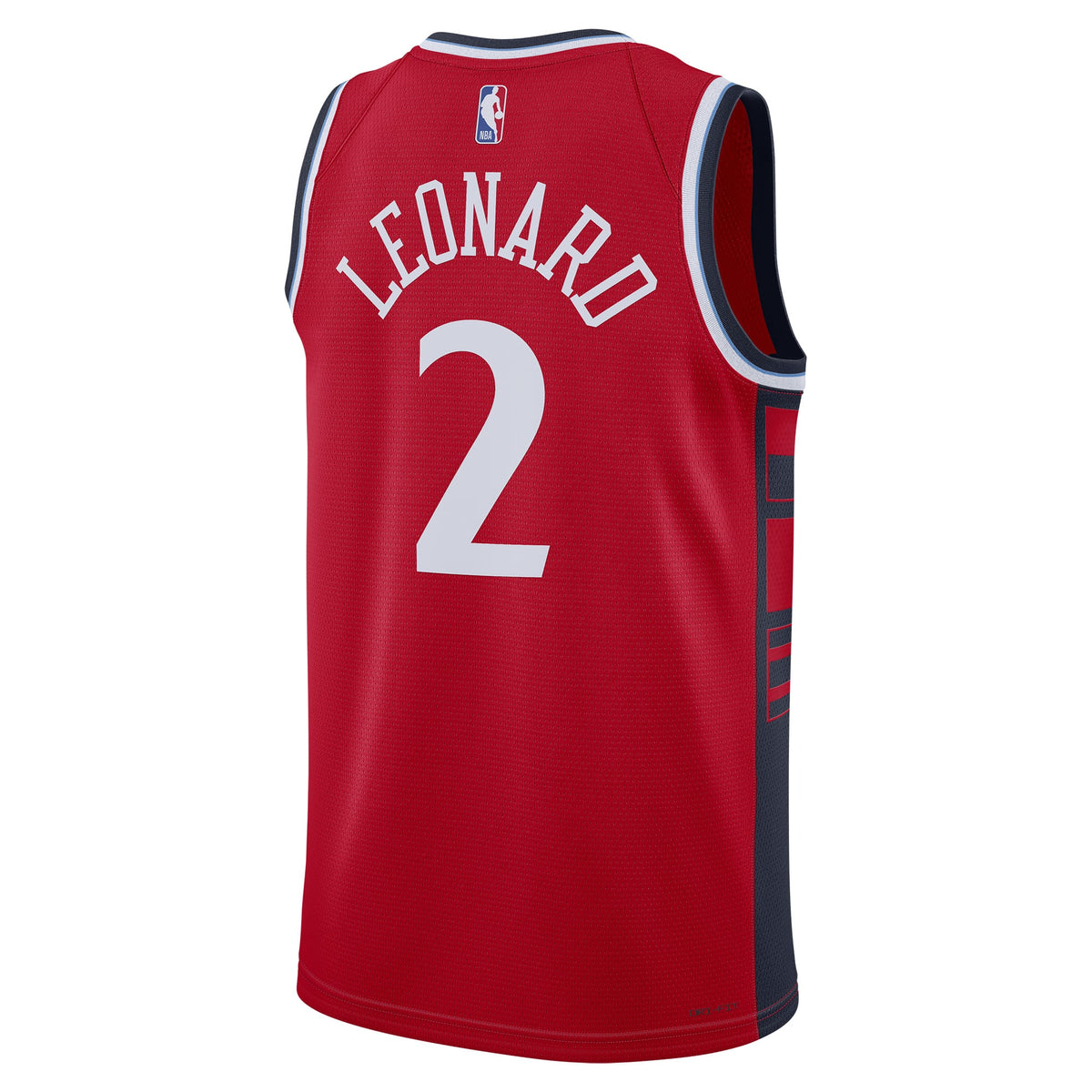 Unisex LA Clippers Kawhi Leonard Jordan Brand Red 2024/25 Swingman Jersey - Statement Edition product image 4, provided for