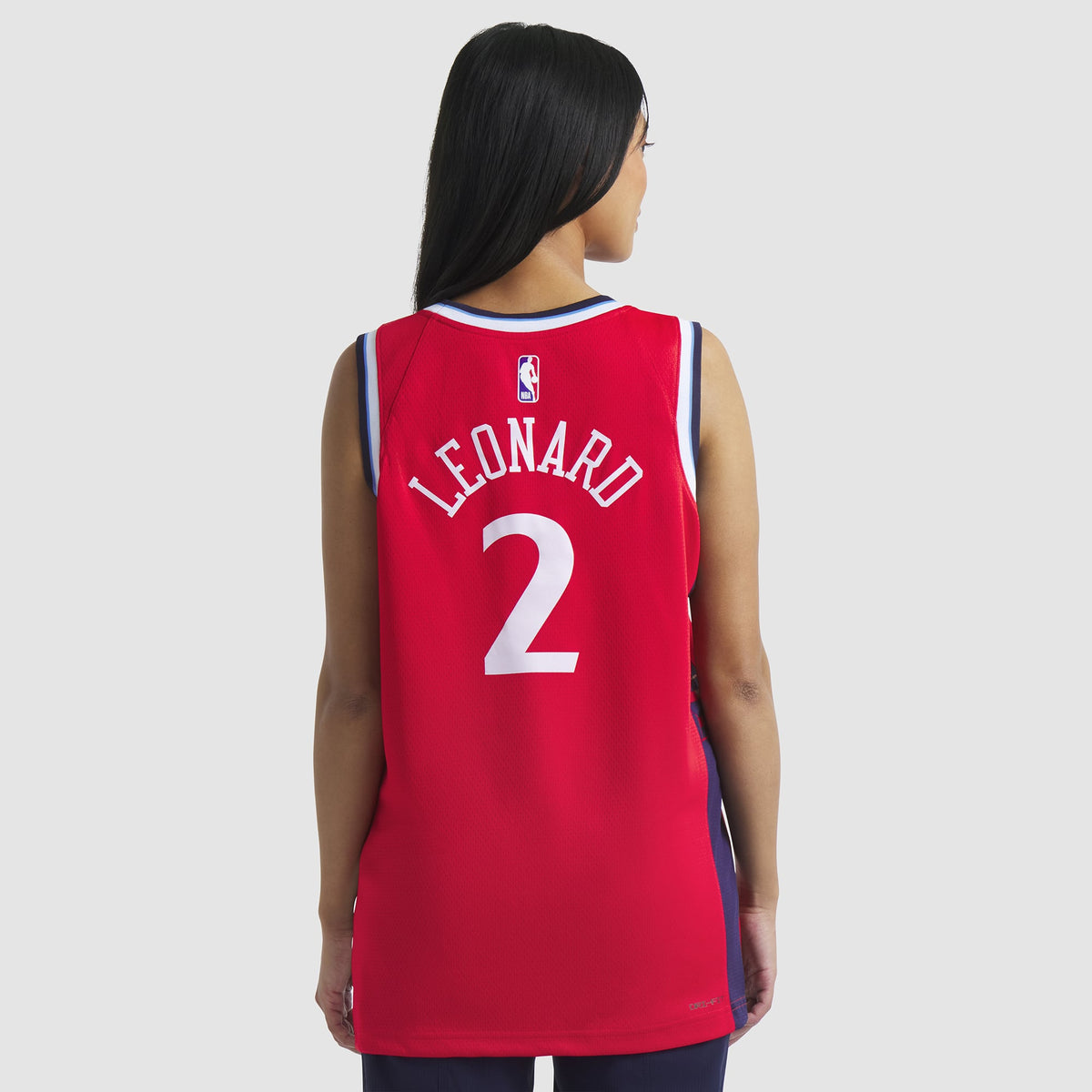 Unisex LA Clippers Kawhi Leonard Jordan Brand Red 2024/25 Swingman Jersey - Statement Edition product image 6, provided for