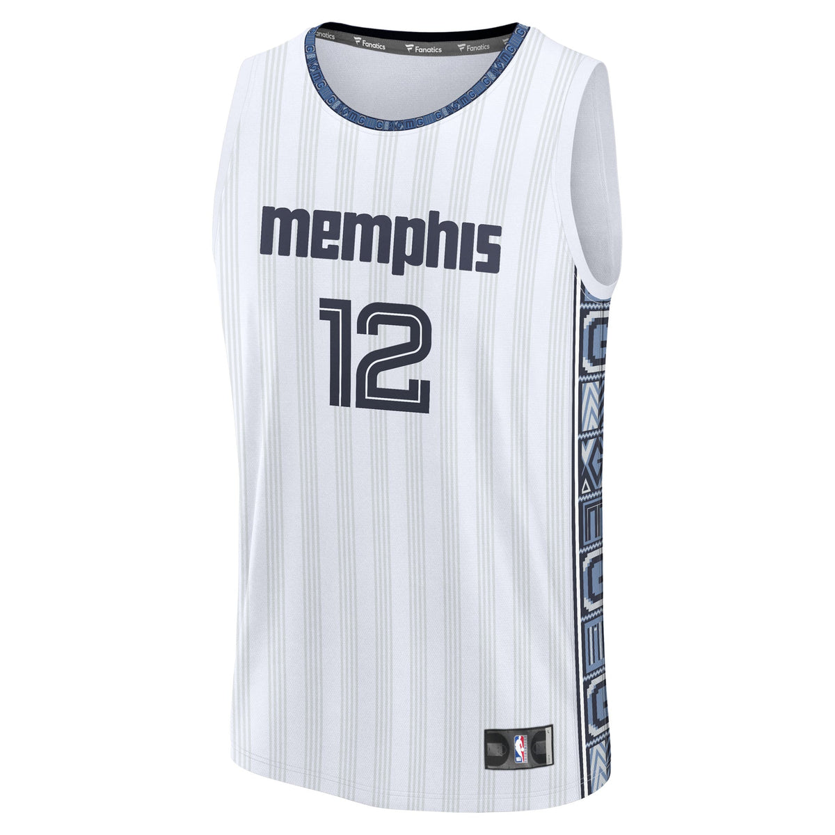 Memphis Grizzlies Ja Morant Fanatics White 2025/26 City Edition Fast Break Jersey for Men product image 3, provided for
