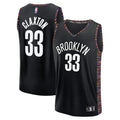 Brooklyn Nets Nic Claxton Fanatics Black 2025/26 City Edition Fast Break Jersey for Men product image 1, provided for visual