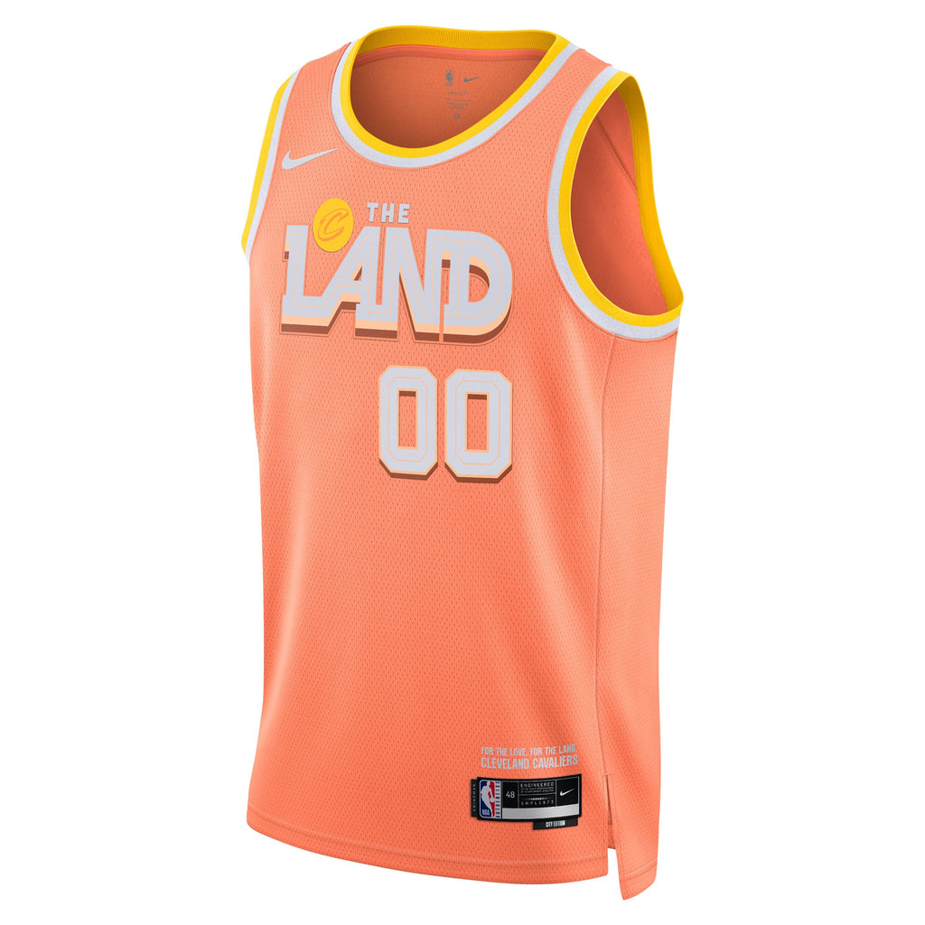 Unisex Cleveland Cavaliers Nike Orange 2025/26 City Edition Swingman Custom Jersey product image 3, provided for visual