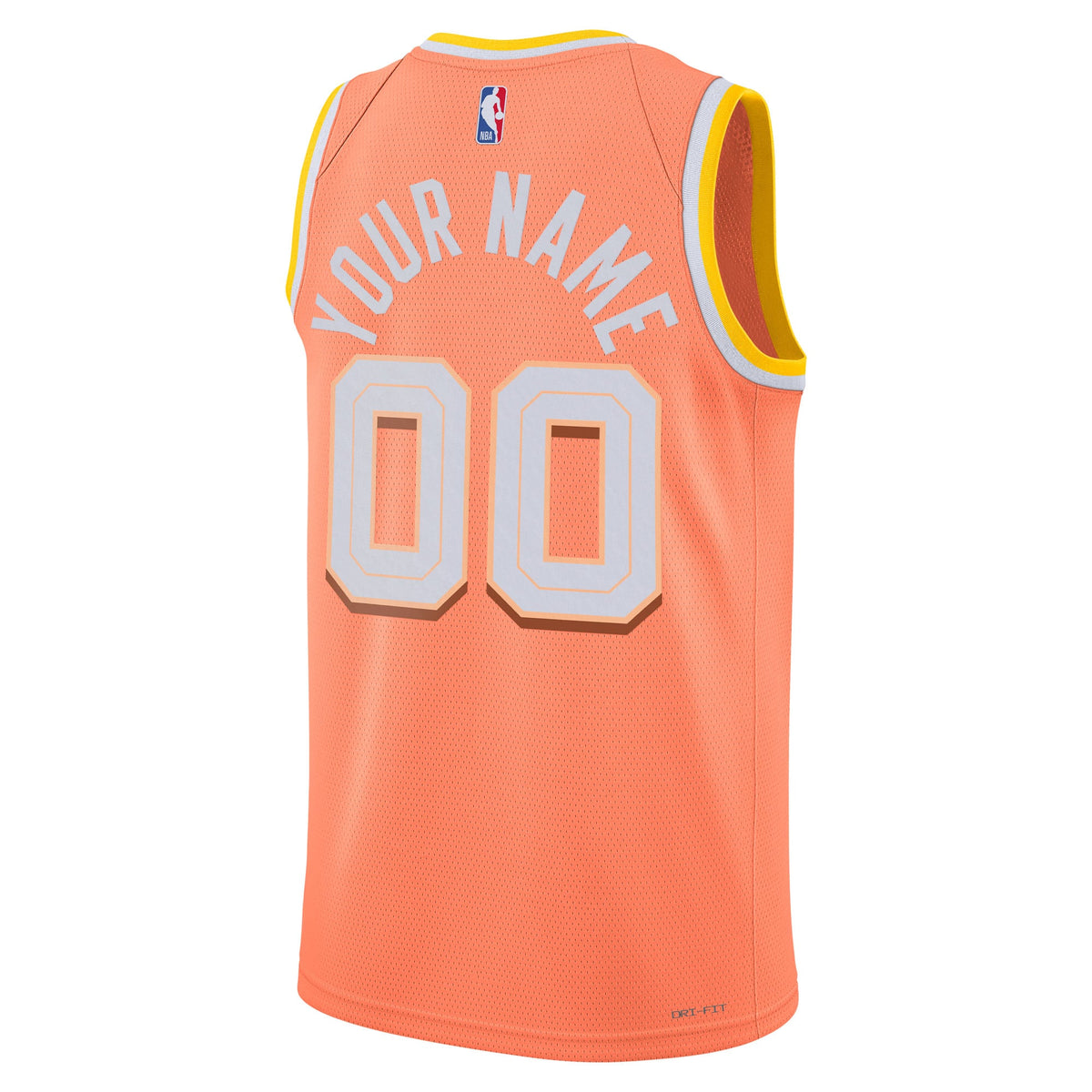 Unisex Cleveland Cavaliers Nike Orange 2025/26 City Edition Swingman Custom Jersey product image 4, provided for visual