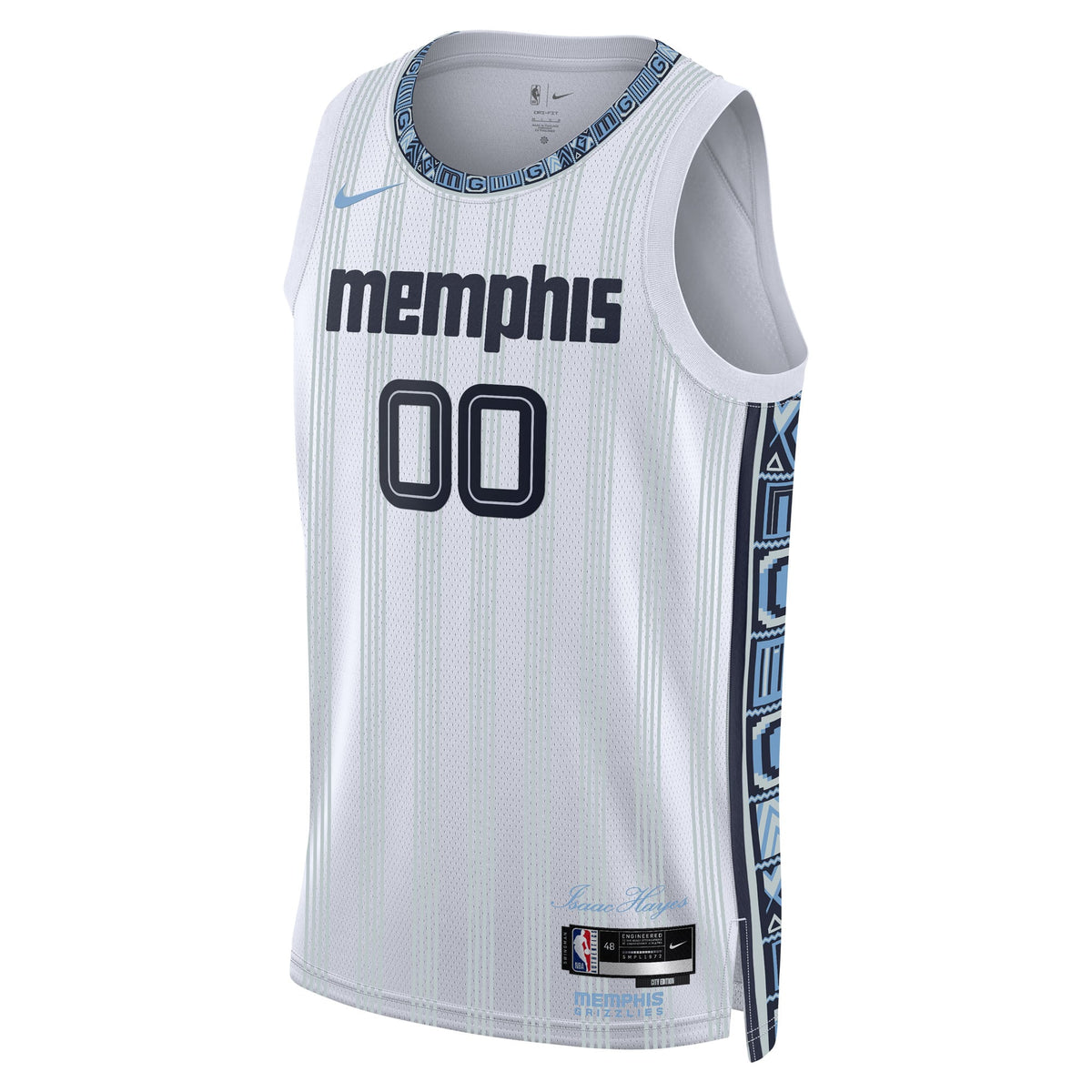 Unisex Memphis Grizzlies Nike White 2025/26 City Edition Swingman Custom Jersey product image 3, provided for visual