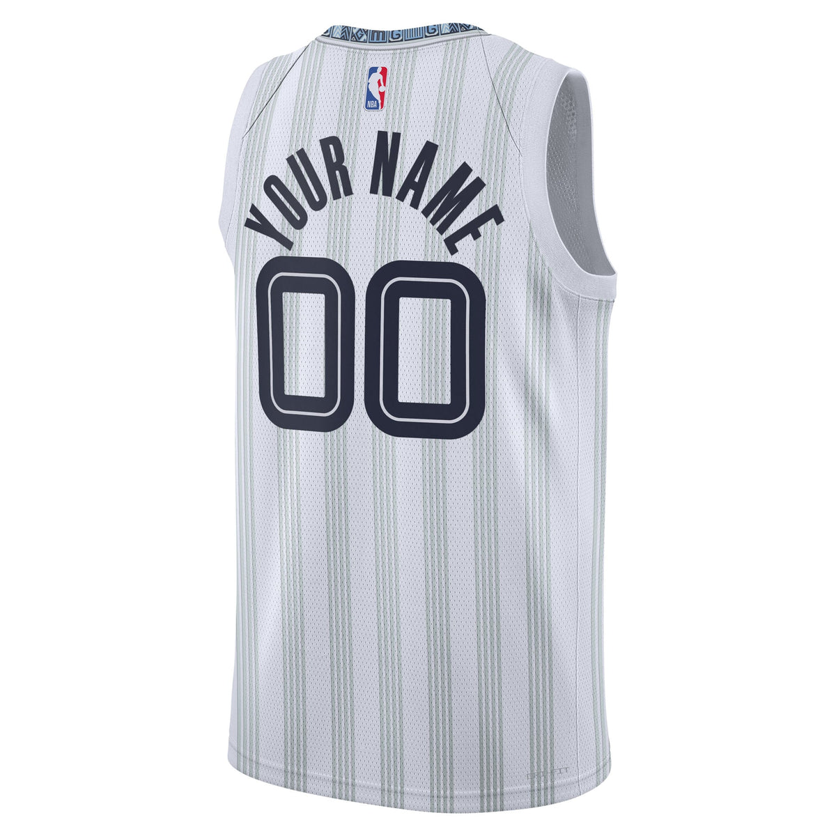 Unisex Memphis Grizzlies Nike White 2025/26 City Edition Swingman Custom Jersey product image 4, provided for visual
