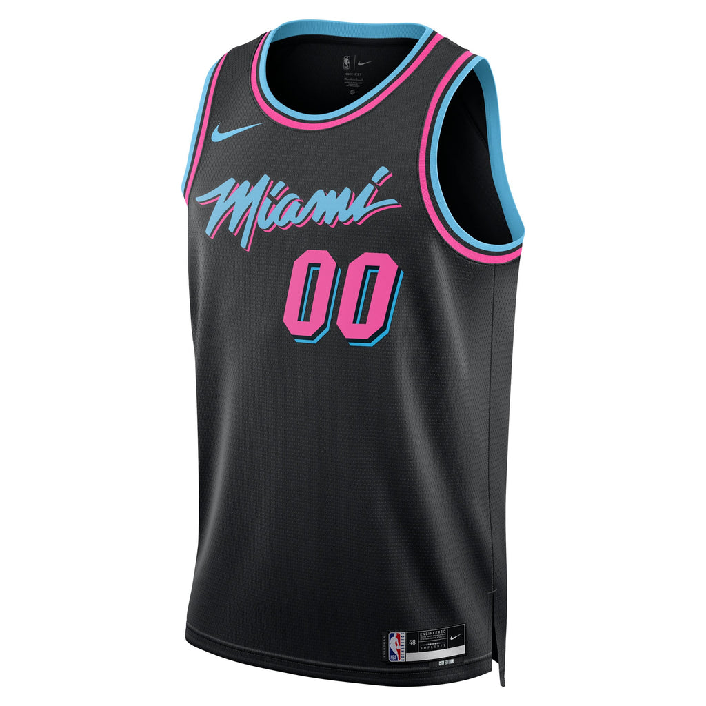 Unisex Miami Heat Nike Black 2025/26 City Edition Swingman Custom Jersey product image 3, provided for visual reference and