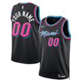 Unisex Miami Heat Nike Black 2025/26 City Edition Swingman Custom Jersey product image 1, provided for visual reference and