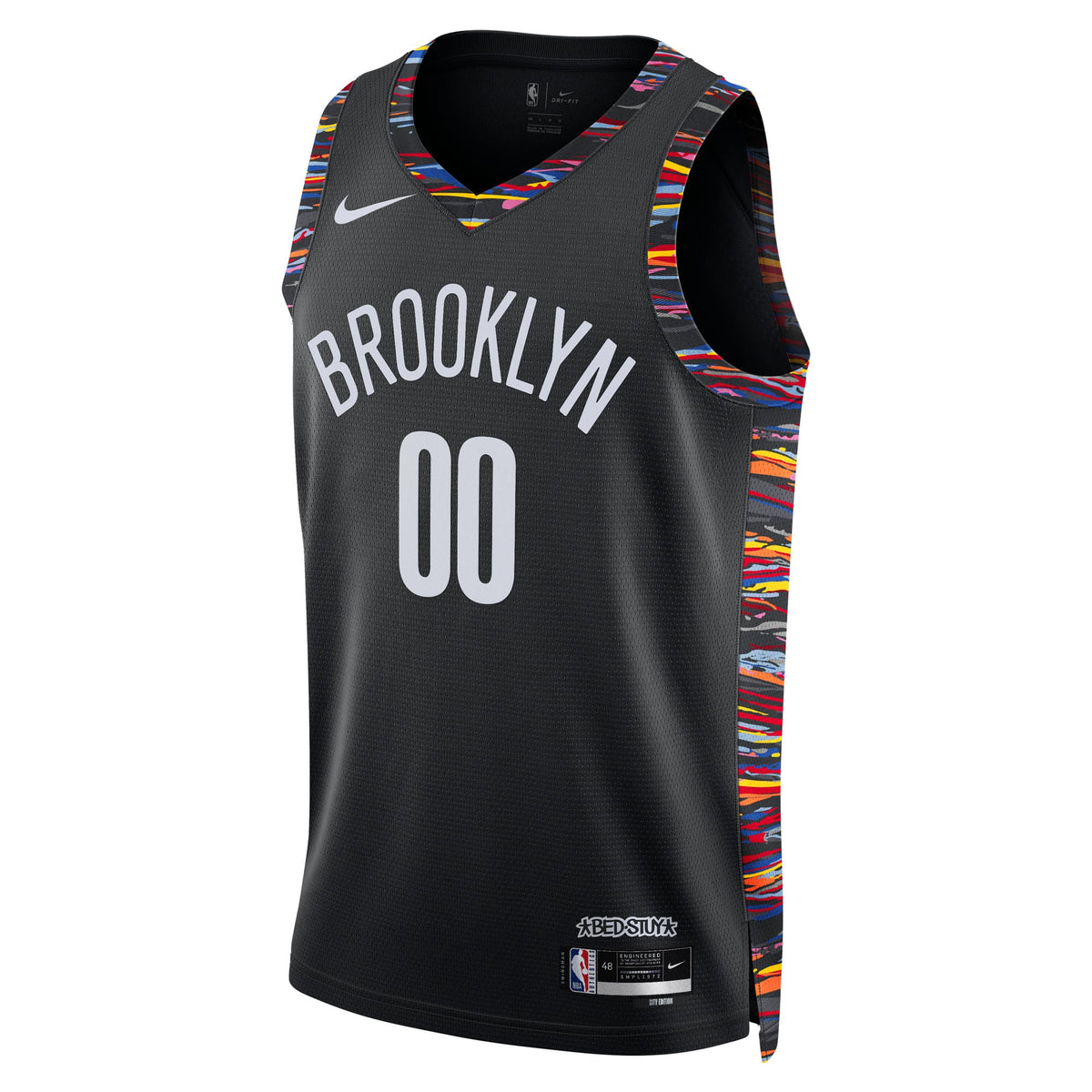 Unisex Brooklyn Nets Nike Black 2025/26 City Edition Swingman Custom Jersey product image 3, provided for visual reference