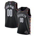 Unisex Brooklyn Nets Nike Black 2025/26 City Edition Swingman Custom Jersey product image 1, provided for visual reference