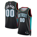 Unisex Detroit Pistons Nike Charcoal 2025/26 City Edition Swingman Custom Jersey product image 1, provided for visual