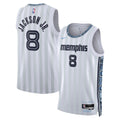 Unisex Memphis Grizzlies Jaren Jackson Jr. Nike White 2025/26 Swingman Jersey - City Edition product image 1, provided for