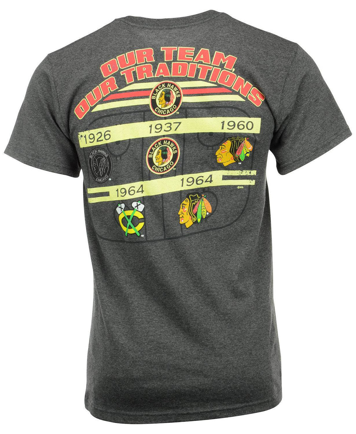 Chicago Blackhawks All Hustle T-Shirt product image 2, provided for visual reference and product detail review