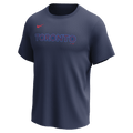 2025 Men Toronto Blue Jays Nike Institutional City Connect Drifit T-Shirt product image 1, provided for visual reference and