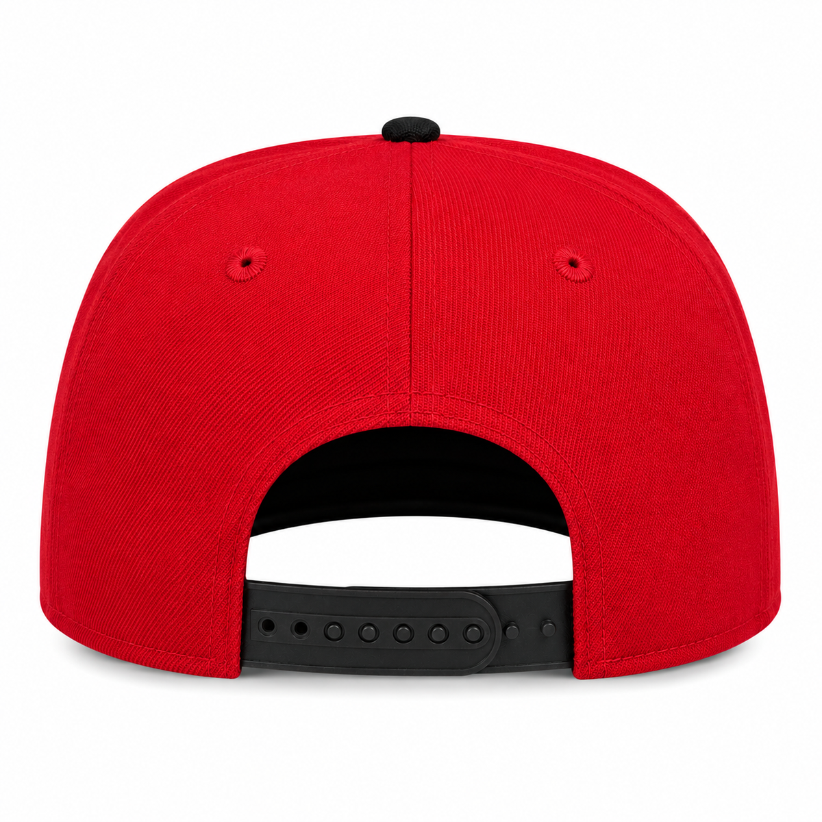 New Era Anaheim Angels 9FIFTY A-Frame Curved 40th Anniversary Patch Snapback Hat Red/Black | MLB Adjustable Cap product