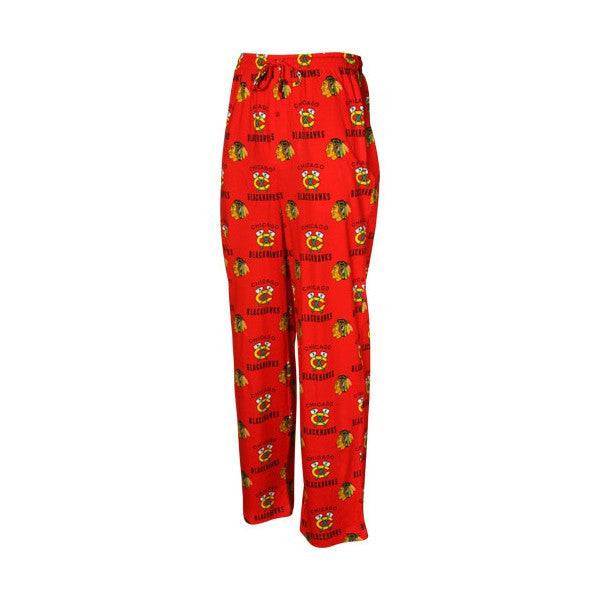 Chicago Blackhawks Red Maverick Pajama Pants product image 1, provided for visual reference and product detail review