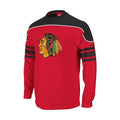 Reebok Chicago Blackhawks Shootout Long Sleeve T-Shirt product image 1, provided for visual reference and product detail