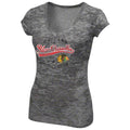 Chicago Blackhawks Womens Appeal Play Tri Blend Burnout T-Shirt product image 1, provided for visual reference and product