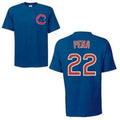 Chicago Cubs Carlos Pena Adult Player T-Shirt product image 1, provided for visual reference and product detail review