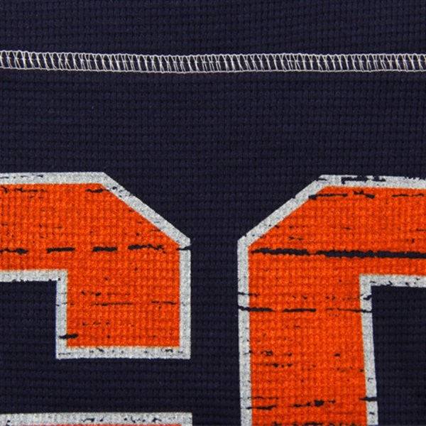 Reebok Chicago Bears Ladies Go Team Thermal Premium Long Sleeve T-Shirt - Navy Blue product image 3, provided for visual