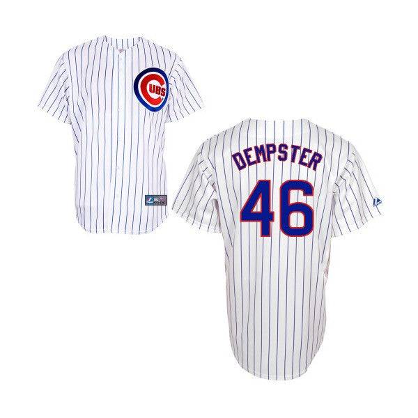 Chicago Cubs Replica Ryan Dempster Home Jersey product image 1, provided for visual reference and product detail review