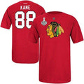 Reebok Patrick Kane Chicago Blackhawks 2013 NHL Stanley Cup Final Bound Name and Number T-Shirt product image 1, provided