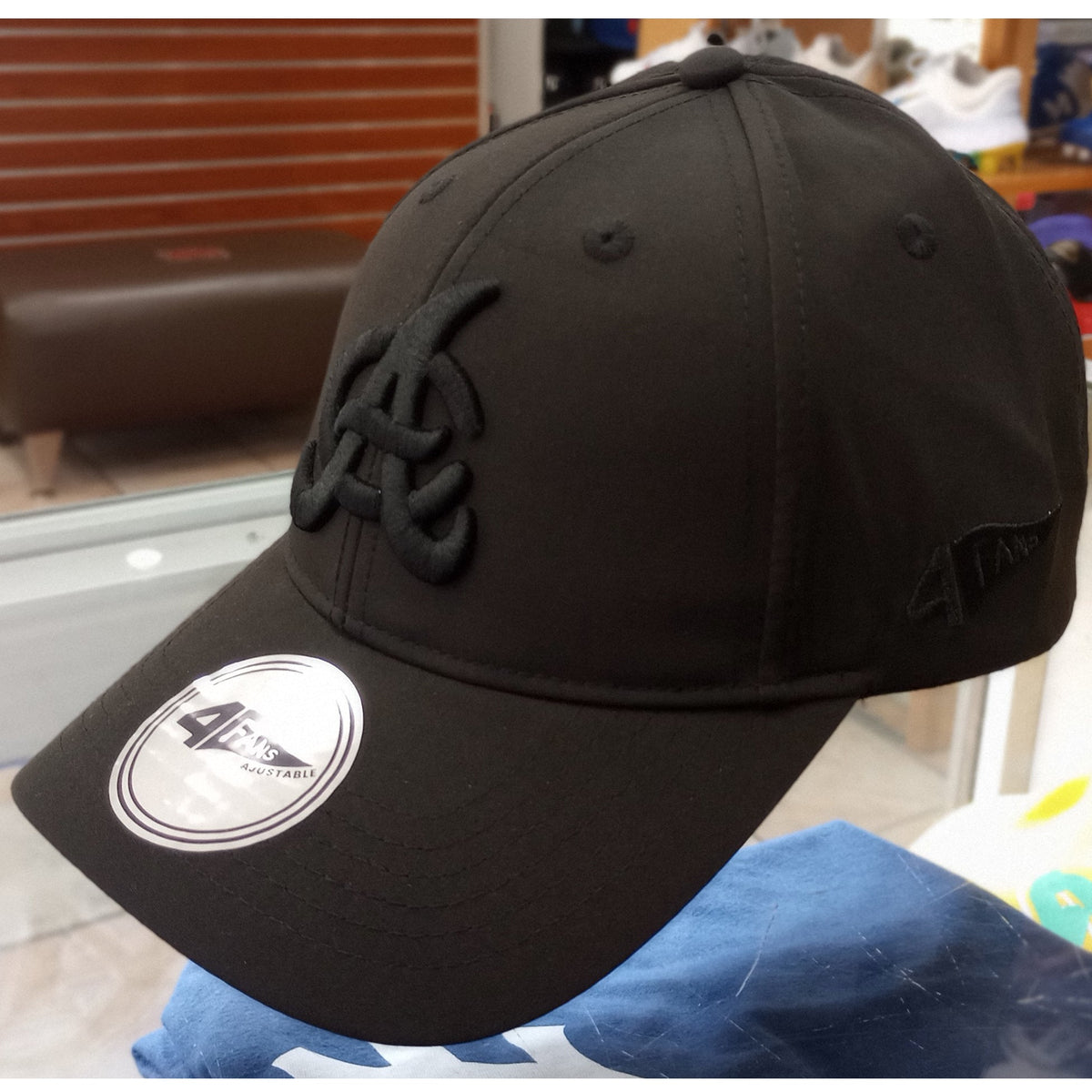 2024 Aguilas Cibaenas 4Fans Adjustable Hat - Black-Black product image 3, provided for visual reference and product detail