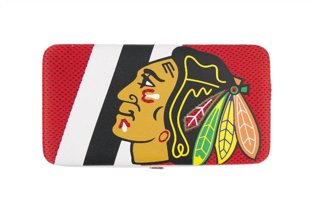 Chicago Blackhawks Shell Mesh Wallet product image 1, provided for visual reference and product detail review