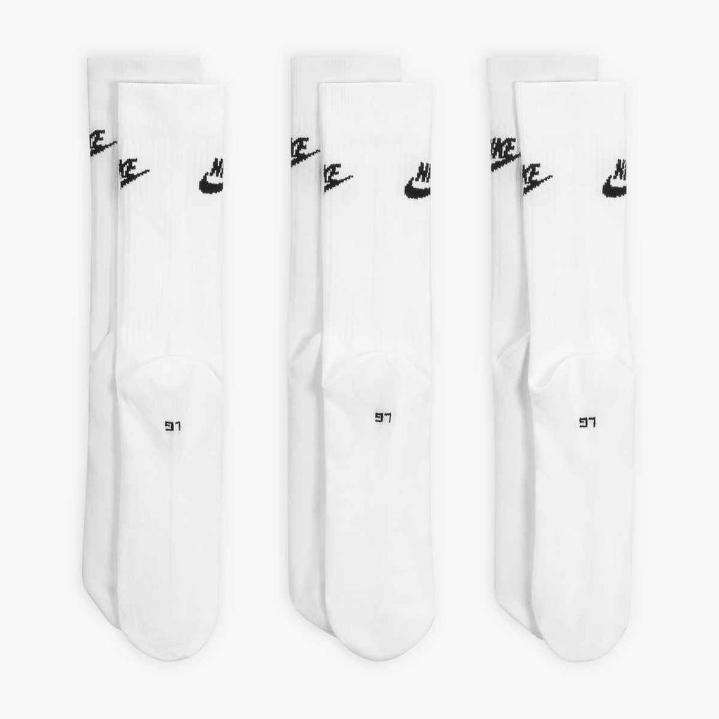 Nike Sportswear Everyday Essential Crew Socks 3-Pack product image 3, provided for visual reference and product detail review