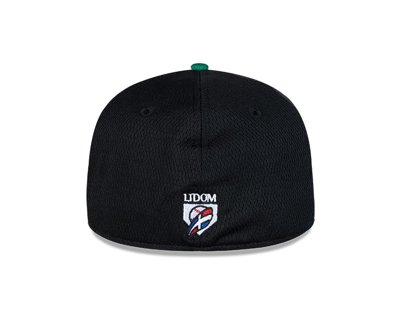 Estrellas Orientales New Era 59FIFTY Fitted Hat - Black/Kelly Green product image 3, provided for visual reference and