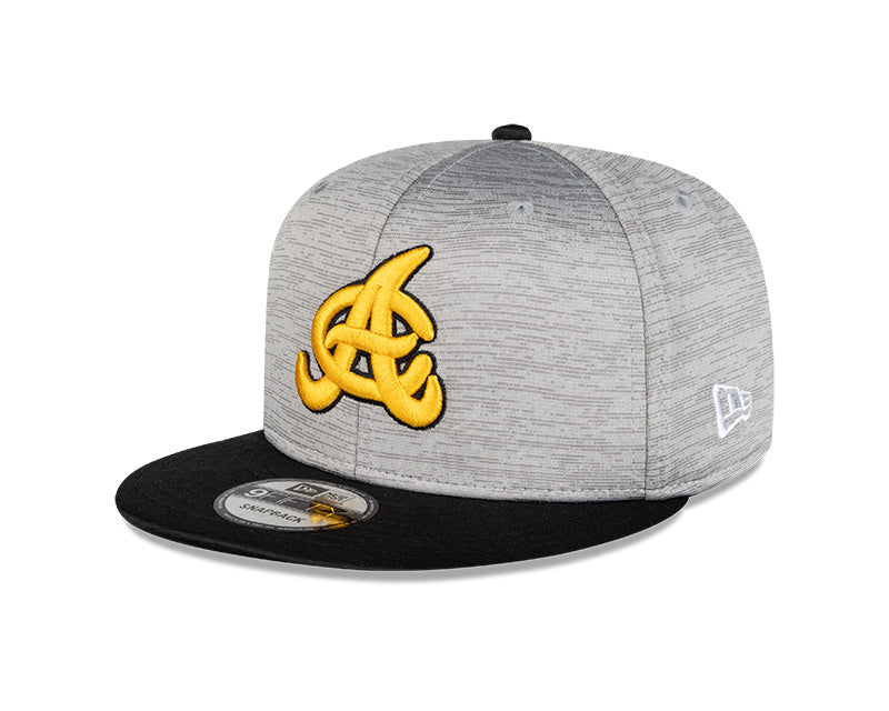 Aguilas Cibaenas New Era 9FIFTY Snapback Hat - Gray/Black product image 3, provided for visual reference and product detail
