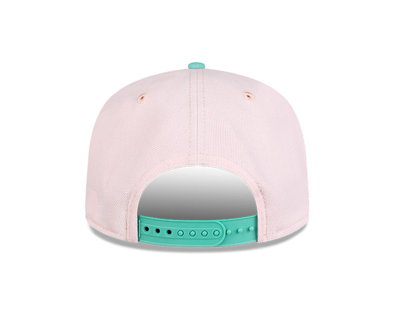 Aguilas Cibaenas New Era 9FIFTY Snapback Hat - Pink/Mint product image 5, provided for visual reference and product detail