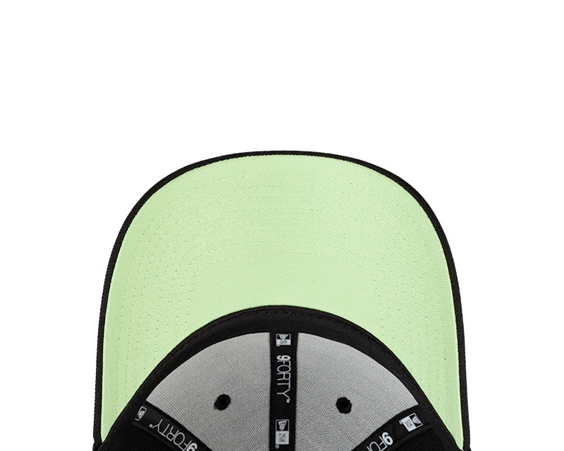 Aguilas Cibaenas New Era 9FORTY Adjustable Hat - Black/Green product image 4, provided for visual reference and product