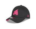 Aguilas Cibaeñas New Era 9FORTY Adjustable Baseball Hat – Dark Gray/Pink product image 1, provided for visual reference and