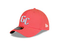 Gigantes del Cibao New Era 9FORTY Adjustable Hat - Neon Coral product image 1, provided for visual reference and product