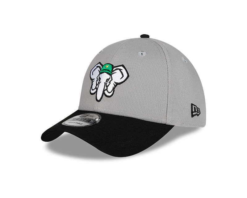 Estrellas Orientales New Era 9FORTY Adjustable Hat - Gray/Black product image 1, provided for visual reference and product
