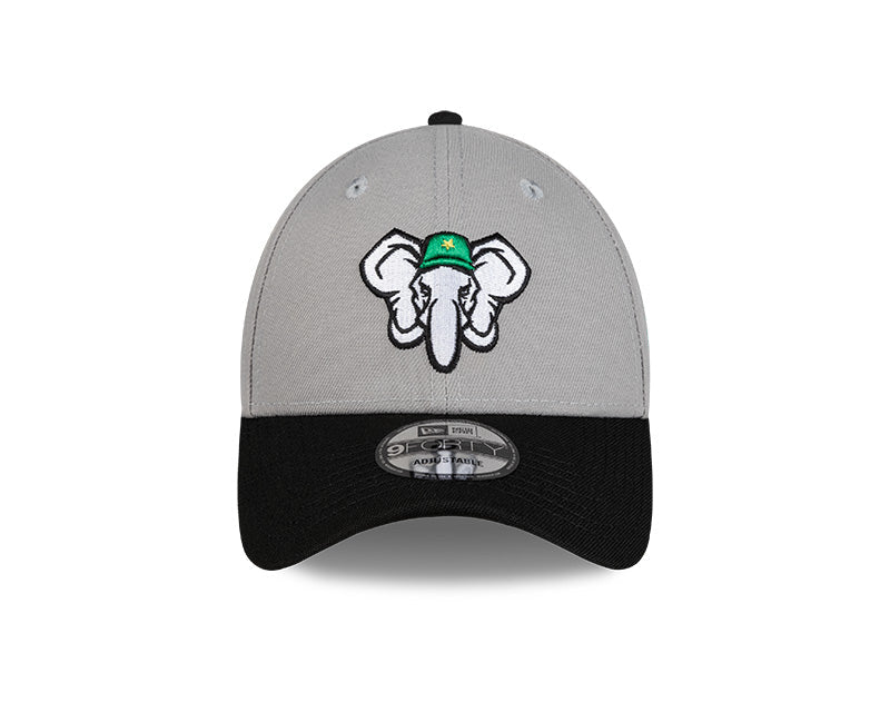 Estrellas Orientales New Era 9FORTY Adjustable Hat - Gray/Black product image 3, provided for visual reference and product