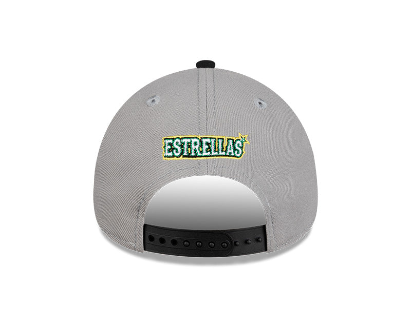 Estrellas Orientales New Era 9FORTY Adjustable Hat - Gray/Black product image 4, provided for visual reference and product