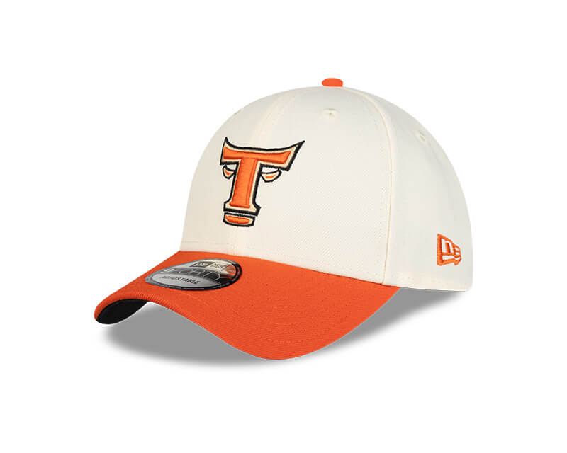 Toros del Este New Era 9FORTY Adjustable Hat - Cream/Orange product image 2, provided for visual reference and product