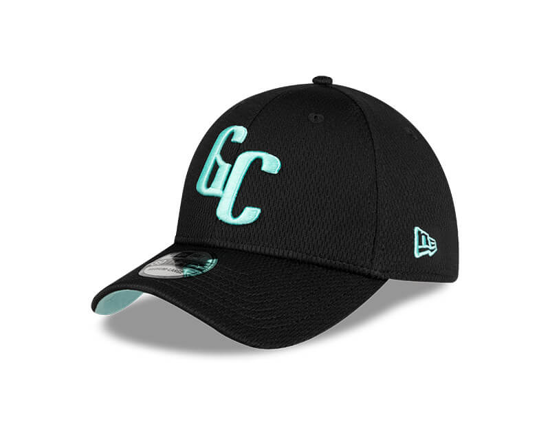 Gigantes del Cibao New Era 39THIRTY Flexible Hat - Black/Mint product image 1, provided for visual reference and product