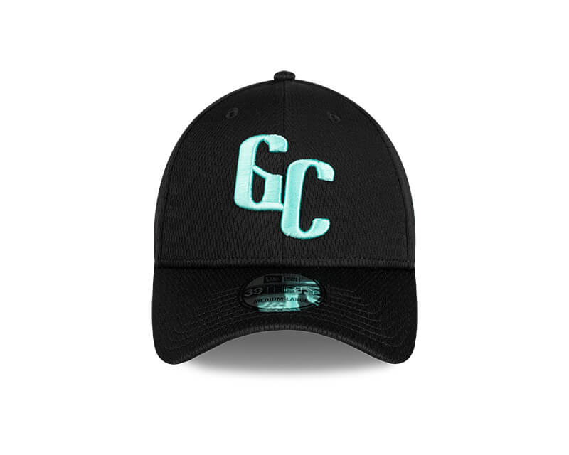 Gigantes del Cibao New Era 39THIRTY Flexible Hat - Black/Mint product image 3, provided for visual reference and product