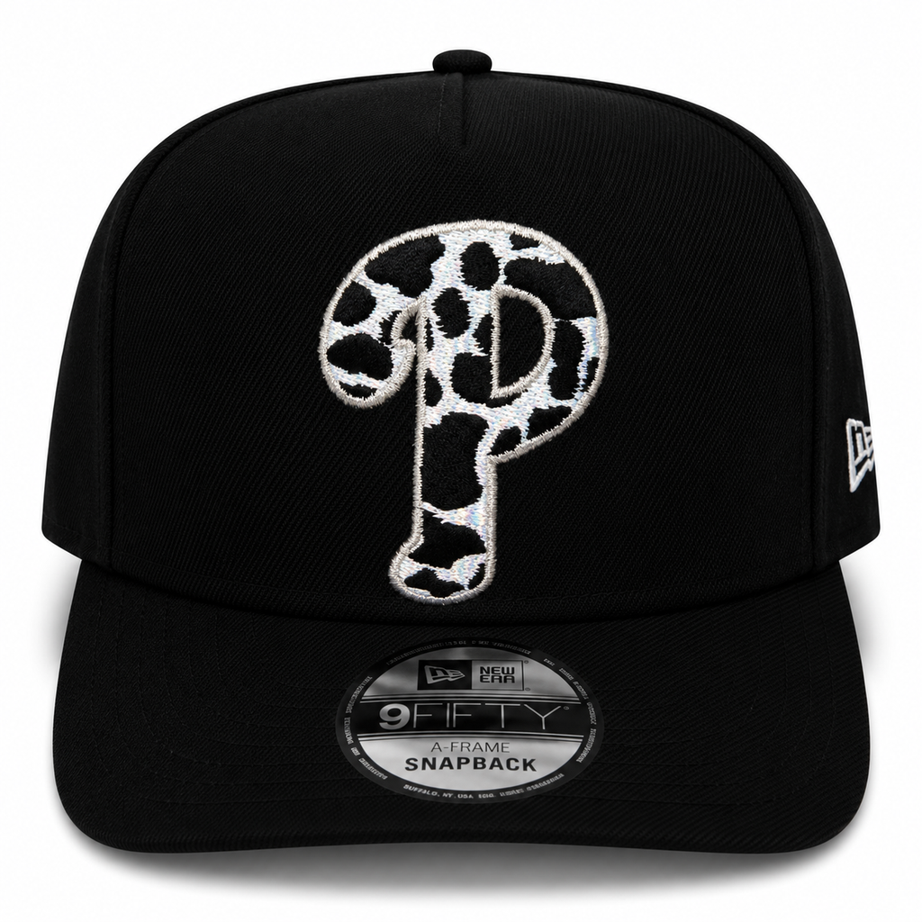 New Era Philadelphia Phillies 9FIFTY A-Frame Curved 1996 All-Star Game Snapback Hat Black | MLB Adjustable Cap product image