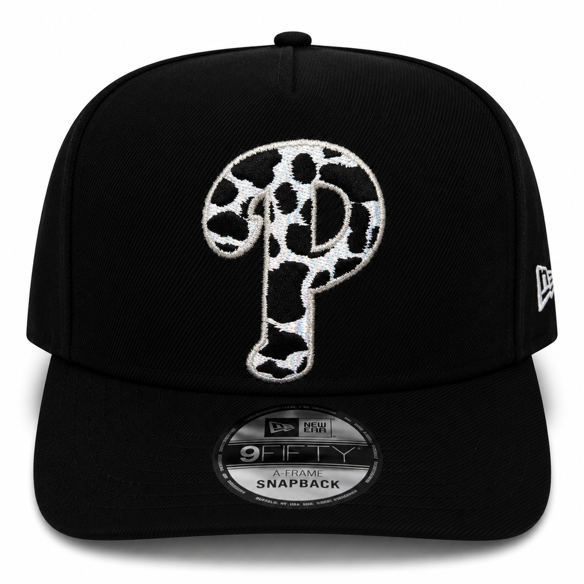 New Era Philadelphia Phillies 9FIFTY A-Frame Curved 1996 All-Star Game Snapback Hat Black | MLB Adjustable Cap product image