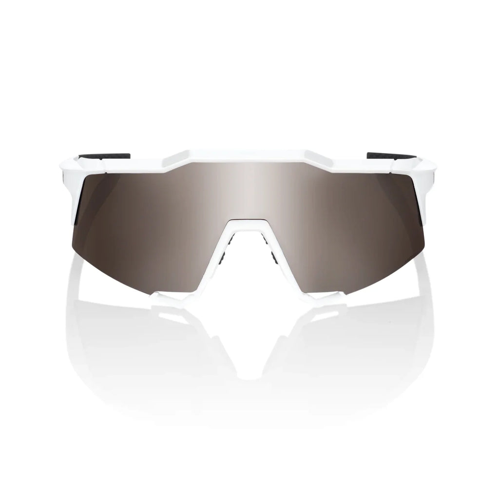 100% SPEEDCRAFT® Matte White HiPER® Silver Mirror Lens 60007-00006 product image 2, provided for visual reference and
