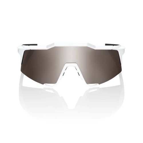 100% SPEEDCRAFT® Matte White HiPER® Silver Mirror Lens 60007-00006 product image 2, provided for visual reference and