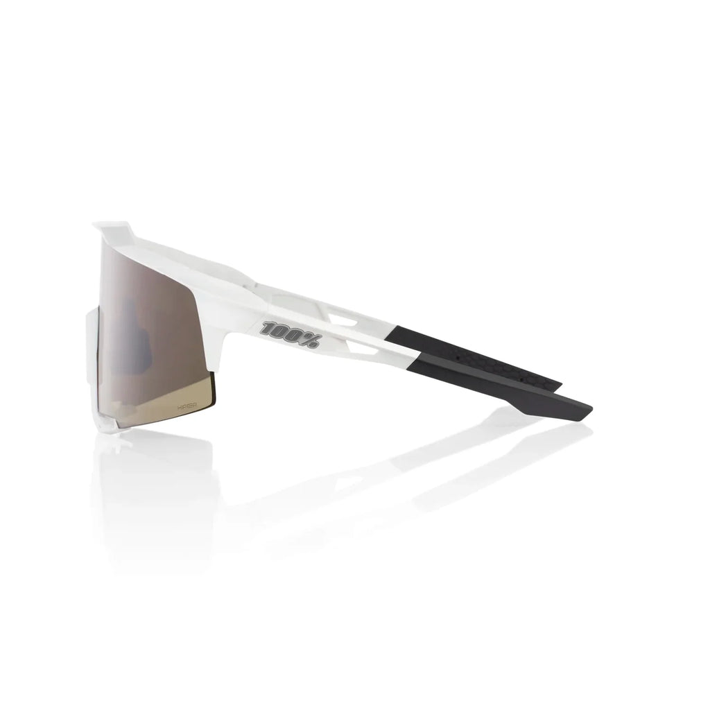 100% SPEEDCRAFT® Matte White HiPER® Silver Mirror Lens 60007-00006 product image 3, provided for visual reference and