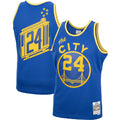 Golden State Warriors Rick Barry Mitchell & Ness Royal 1966/67 Hardwood Classics Swingman Jersey for Men product image 1,