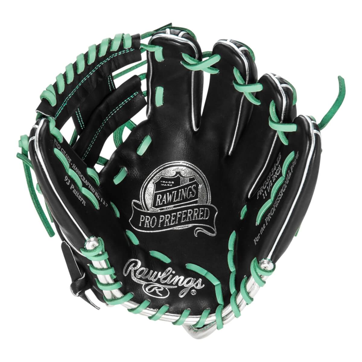 Rawlings Pro Preferred 11.5" Baseball Glove PROS934-2B product image 2, provided for visual reference and product detail