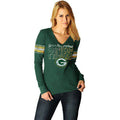Green Bay Packers Ladies Gameday Gal Iv Thermal L/S product image 1, provided for visual reference and product detail review