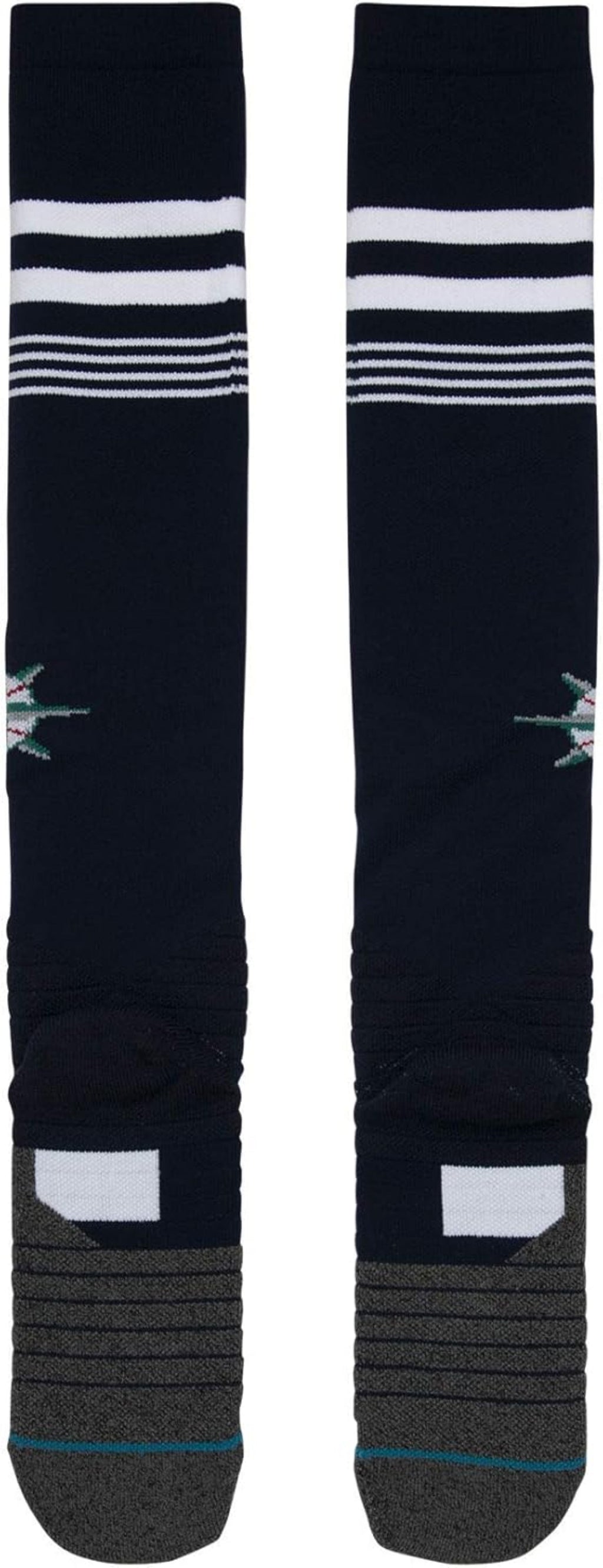 Stance MLB Seattle Mariners Baseball Diamond Pro OTC Socks – Navy Blue product image 2, provided for visual reference and