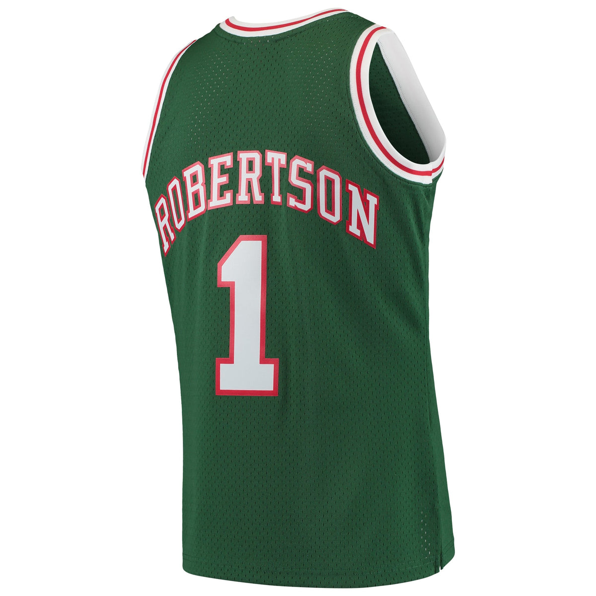 Milwaukee Bucks Oscar Robertson Mitchell & Ness Green 1971/72 Hardwood Classics Swingman Jersey for Men product image 4,